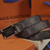 BabaReplica  Replica Designer Louis Vuitton Men Fashion Smooth Buckle Belt