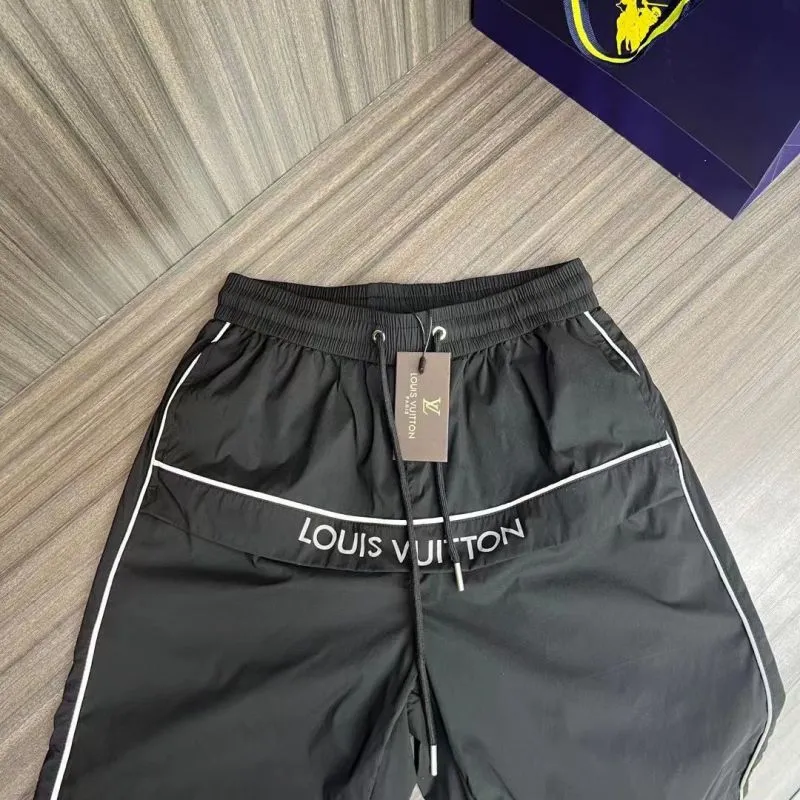 LV Louis Vuitton Caro Luxury All Over Print Shorts Pants For Men