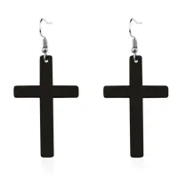 Réplica de pendientes de diamantes de imitación con forma de pentagrama de la marca Dior